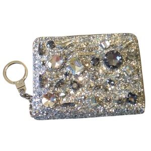 Kate Spade Silver Brighton Lane Dani Glitter Stone Wallet